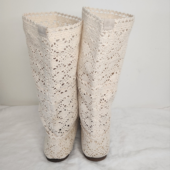 Crochet Lace Boots - Picture 8 of 14